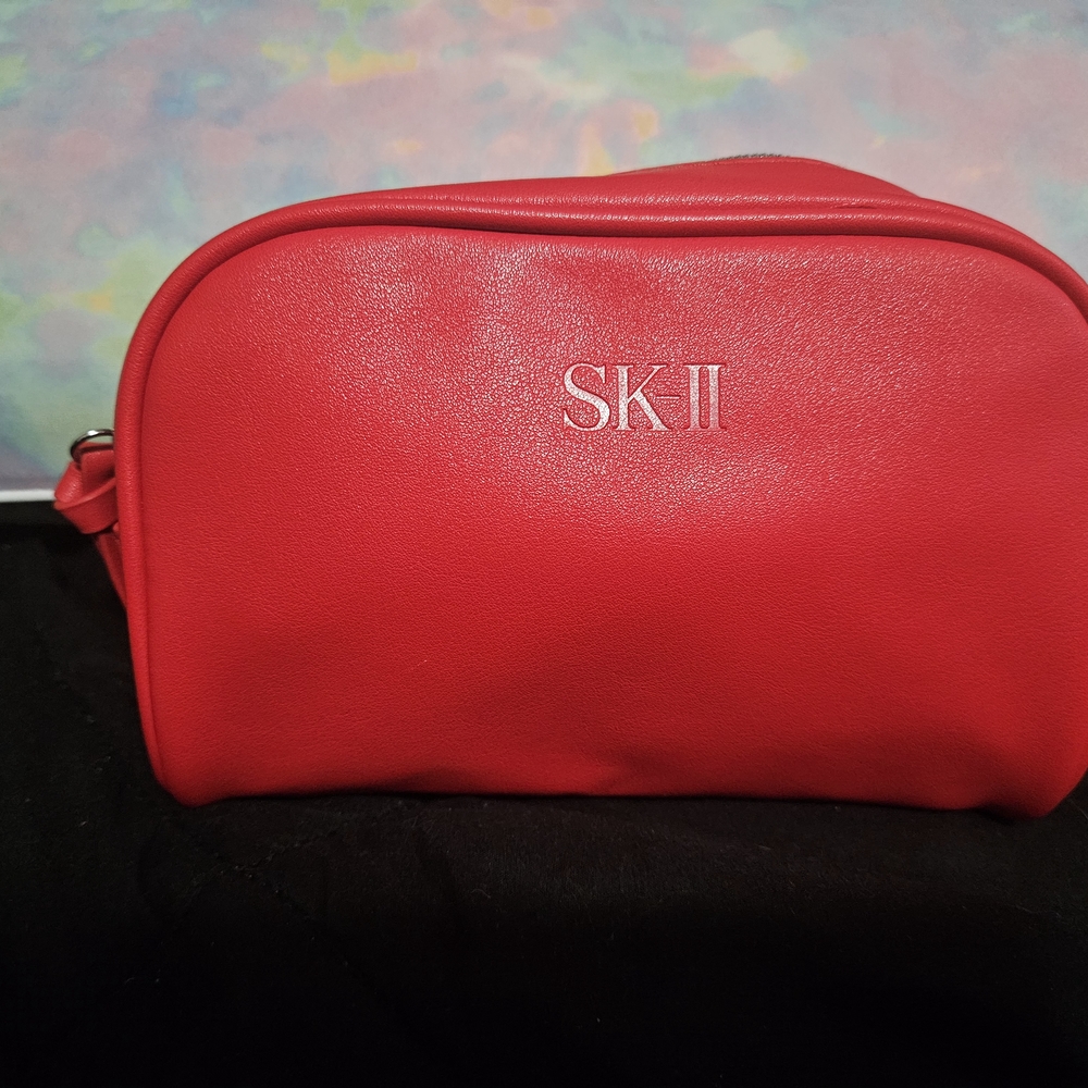 SK-II Red Cosmetic Bag
